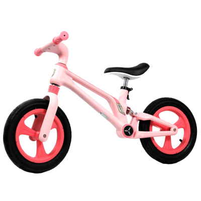 Детский беговел RiverToys М002БХ розовый